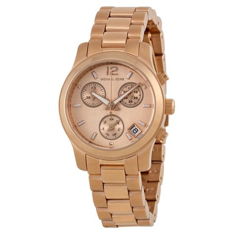 michael kors 5430 watch|Michael Kors Runway Rose Gold Tone Dial .